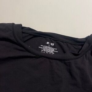 SKIMS Black Long Sleeve Crewneck Stretchy Base Layer Top Small